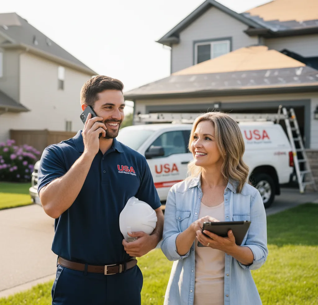 USA Roof Repair Experts customer support in Bartlesville